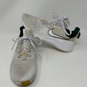 Nike Free Trainer Green Bay Packer Shoes Sneaker NFL White Green Tr8 Size 10.5